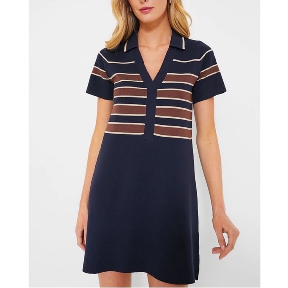 TUCKERNUCK Midnight Cacao Wright Polo Dress